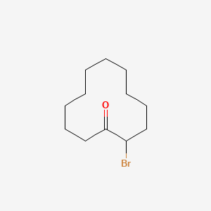 molecular formula C12H21BrO B1265944 2-溴环十二酮 CAS No. 31236-94-9
