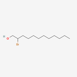 molecular formula C12H25BrO B12659444 1-Dodecanol, 2-bromo- CAS No. 56804-71-8