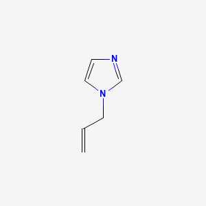 molecular formula C6H8N2 B1265945 1-烯丙基咪唑 CAS No. 31410-01-2