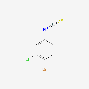 molecular formula C7H3BrClNS B1265946 4-Bromo-3-chlorophenyl isothiocyanate CAS No. 32118-33-5