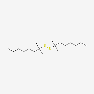 molecular formula C18H38S2 B12659466 Di-tert-nonyl disulphide CAS No. 90062-36-5
