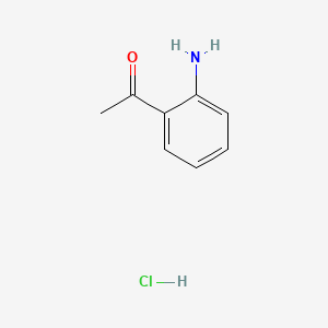 molecular formula C8H10ClNO B1265949 2'-Aminoacetophenone Hydrochloride CAS No. 25384-14-9