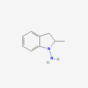 molecular formula C9H12N2 B1265951 2-甲基吲哚-1-胺 CAS No. 31529-46-1