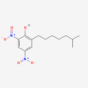 molecular formula C14H20N2O5 B12659510 2-Isooctyl-4,6-dinitrophenol CAS No. 41227-52-5