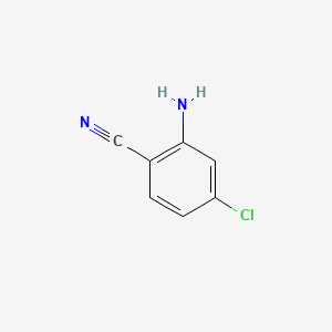molecular formula C7H5ClN2 B1265954 2-Amino-4-chlorobenzonitrile CAS No. 38487-86-4