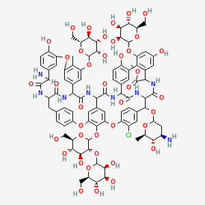 molecular formula C90H101ClN8O40 B12659566 Actaplanin A CAS No. 88357-81-7