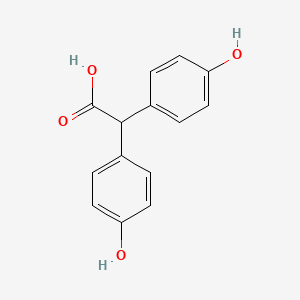 molecular formula C14H12O4 B1265957 Bis(4-hydroxyphenyl)acetic acid CAS No. 40232-93-7
