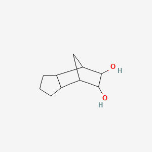 molecular formula C10H16O2 B12659580 Octahydro-4,7-methano-1H-indene-5,6-diol CAS No. 94096-31-8