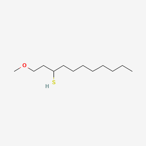molecular formula C12H26OS B12659582 1-Methoxyundecane-3-thiol CAS No. 94201-22-6