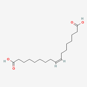molecular formula C17H30O4 B12659584 8-Heptadecenedioic acid, (8Z)- CAS No. 253687-28-4