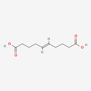 molecular formula C10H16O4 B12659594 5-Decenedioic acid CAS No. 39516-91-1