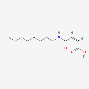 molecular formula C13H23NO3 B12659645 4-(Isononylamino)-4-oxoisocrotonic acid CAS No. 71843-64-6