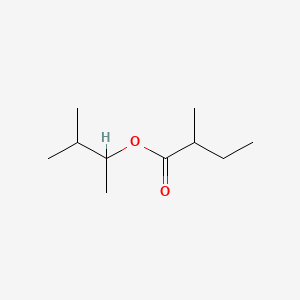 molecular formula C10H20O2 B12659646 1,2-Dimethylpropyl 2-methylbutyrate CAS No. 84696-83-3
