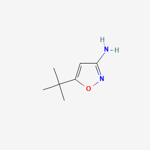 molecular formula C7H12N2O B1265968 3-Amino-5-tert-butylisoxazole CAS No. 55809-36-4