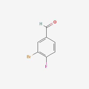 molecular formula C7H4BrFO B1265969 3-Bromo-4-fluorobenzaldehyde CAS No. 77771-02-9