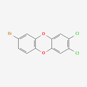 molecular formula C12H5BrCl2O2 B1265974 7-Bromo-2,3-dichlorodibenzo-p-dioxin CAS No. 97741-74-7