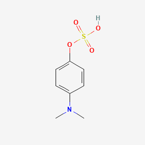 molecular formula C8H11NO4S B12659770 Phenol, 4-(dimethylamino)-, hydrogen sulfate (ester) CAS No. 71307-19-2