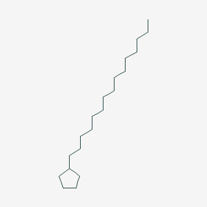 molecular formula C20H40 B12659782 1-Cyclopentylpentadecane CAS No. 4669-01-6