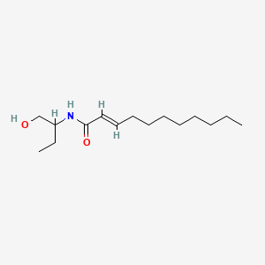 molecular formula C15H29NO2 B12659785 N-(1-(Hydroxymethyl)propyl)undecenamide CAS No. 94023-78-6