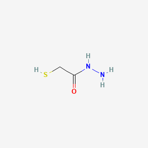 molecular formula C2H6N2OS B1265980 2-Sulfanylacetohydrazide CAS No. 760-30-5