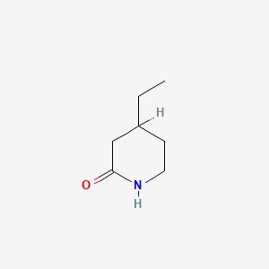 molecular formula C7H13NO B1265982 4-乙基哌啶-2-酮 CAS No. 50549-26-3