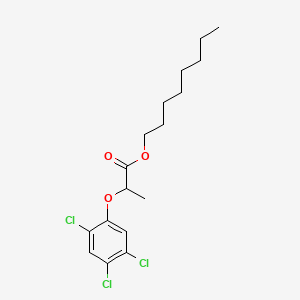molecular formula C17H23Cl3O3 B12659826 Octyl 2-(2,4,5-trichlorophenoxy)propionate CAS No. 94043-00-2