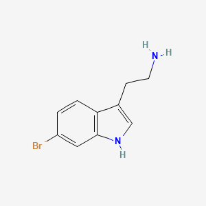 molecular formula C10H11BrN2 B1265984 2-(6-bromo-1H-indol-3-yl)ethanamine CAS No. 96624-18-9