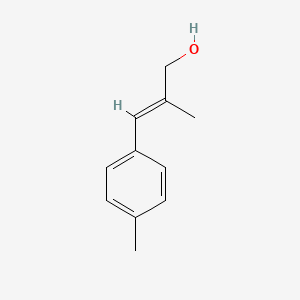 molecular formula C11H14O B12659884 2-Propen-1-OL, 2-methyl-3-(4-methylphenyl)-, (2E)- CAS No. 56138-10-4