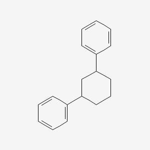molecular formula C18H20 B12659915 1,3-Diphenylcyclohexane CAS No. 1667-08-9