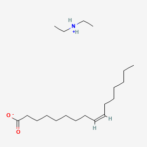 molecular formula C20H41NO2 B12659968 Diethylammonium (Z)-hexadec-9-enoate CAS No. 94405-93-3