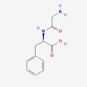 molecular formula C11H14N2O3 B1265997 Glycyl-D-phenylalanine CAS No. 34258-14-5