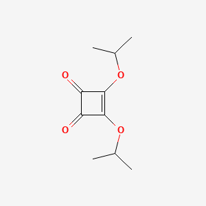 molecular formula C10H14O4 B1265998 3,4-Diisopropoxy-3-cyclobutene-1,2-dione CAS No. 61699-62-5