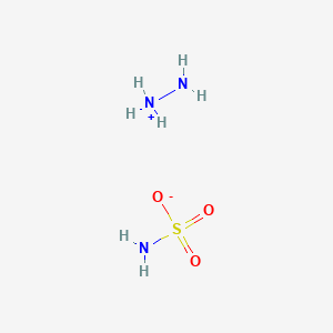 molecular formula H7N3O3S B12660014 Hydrazinium sulphamate CAS No. 39935-03-0
