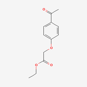 molecular formula C12H14O4 B1266003 乙酸2-(4-乙酰苯氧基)乙酯 CAS No. 51828-69-4