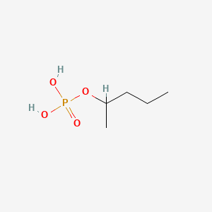 molecular formula C5H13O4P B12660031 1-Methylbutyl dihydrogen phosphate CAS No. 84196-06-5