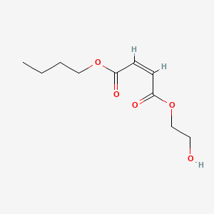 molecular formula C10H16O5 B12660039 Butyl 2-hydroxyethyl maleate CAS No. 26469-34-1