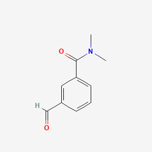 molecular formula C10H11NO2 B1266005 3-formyl-N,N-dimethylbenzamide CAS No. 126926-36-1