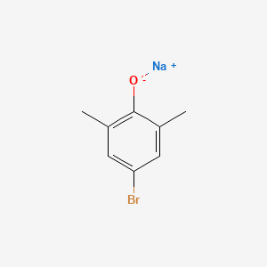 molecular formula C8H8BrNaO B12660050 Sodium 4-bromo-2,6-xylenolate CAS No. 85712-10-3