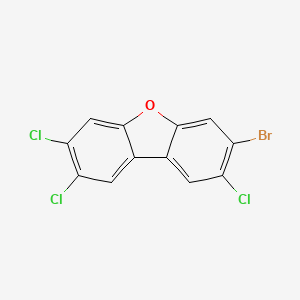Dibenzofuran, 3-bromo-2,7,8-trichloro-