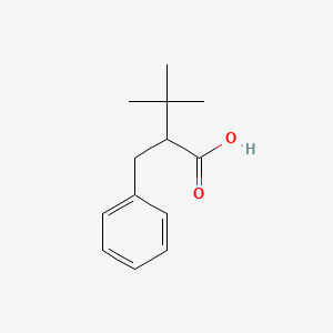 molecular formula C13H18O2 B1266008 2-Benzyl-3,3-dimethylbutanoic acid CAS No. 110577-67-8