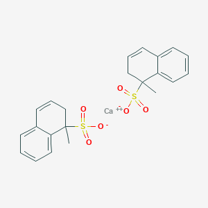 molecular formula C22H22CaO6S2 B12660113 Calcium bis(1-methylnaphthalenesulphonate) CAS No. 93951-48-5