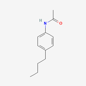 molecular formula C12H17NO B1266013 N-(4-丁基苯基)乙酰胺 CAS No. 3663-20-5