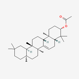 molecular formula C32H52O2 B12660164 Multiflorenol acetate CAS No. 53298-81-0