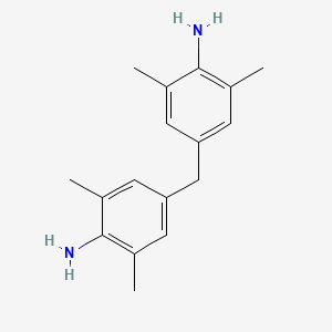 molecular formula C17H22N2 B1266024 4,4'-Methylenebis(2,6-dimethylaniline) CAS No. 4073-98-7