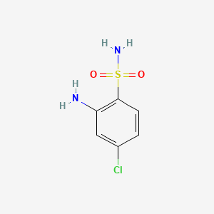 molecular formula C6H7ClN2O2S B1266025 2-Amino-4-chlorobenzenesulfonamide CAS No. 4140-83-4