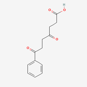 molecular formula C13H14O4 B1266030 4,7-二氧-7-苯基庚酸 CAS No. 6336-53-4