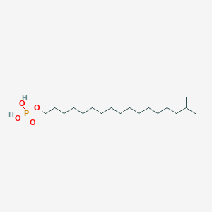 molecular formula C18H39O4P B12660326 Phosphoric acid, isooctadecyl ester CAS No. 132324-29-9
