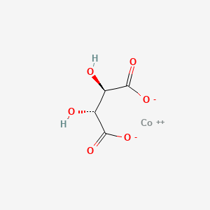 molecular formula C4H4CoO6 B12660348 Cobaltous tartrate CAS No. 815-80-5