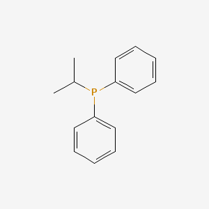 molecular formula C15H17P B1266036 Isopropyldiphenylphosphine CAS No. 6372-40-3