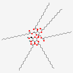 molecular formula C108H202O17 B12660367 Sucrose hexapalmitate CAS No. 29130-29-8